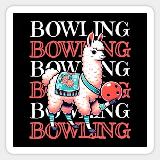 Bowling llama Sticker